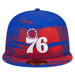 New Era Philadelphia 76ers Tip-Off 59FIFTY Fitted Hat Royal