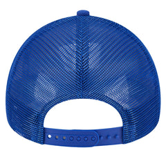 New Era New York Knicks Tip Off A-Frame Trucker 9FORTY Adjustable Hat Blue/Orange