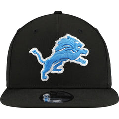 Detroit Lions New Era Basic 9FIFTY Snapback Hat - Black - NFL