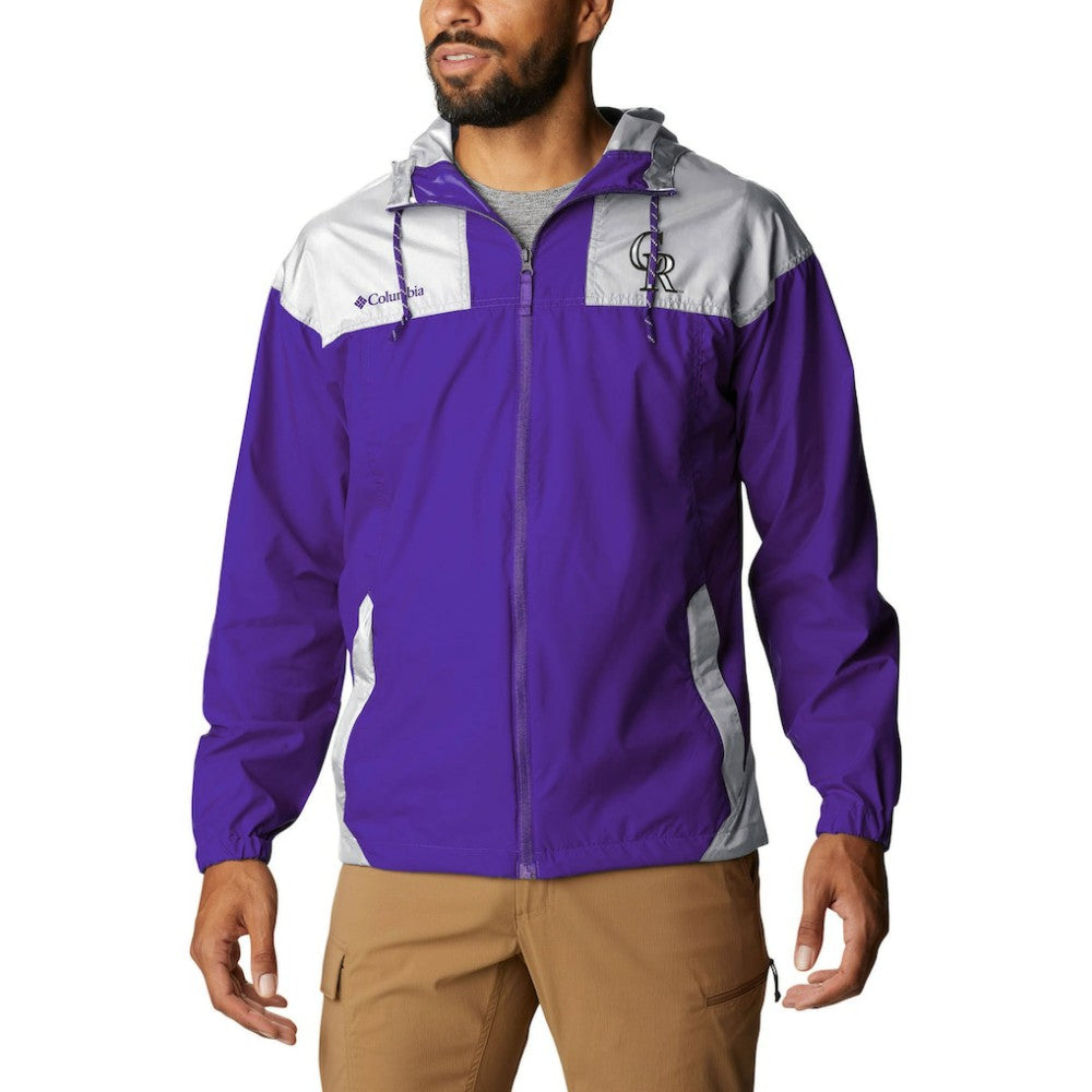 Colorado Rockies Columbia Omni-Shade Flash Challenger Full-Zip Windbreaker Jacket Near Me