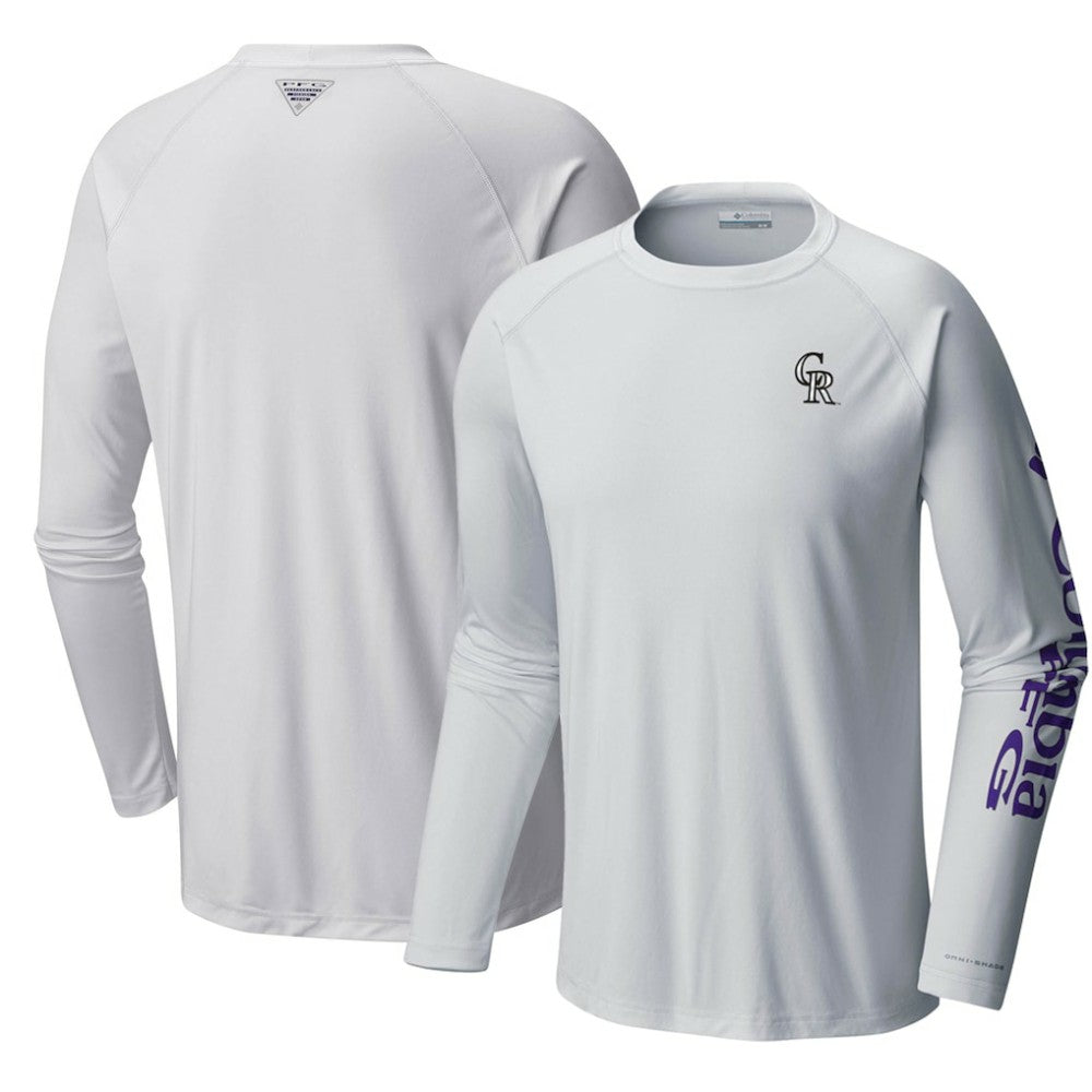 Colorado Rockies Columbia Terminal Tackle Long Sleeve T-Shirt Sale
