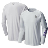 Colorado Rockies Columbia Terminal Tackle Long Sleeve T-Shirt Sale