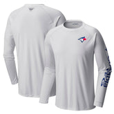 Toronto Blue Jays Columbia Terminal Tackle Long Sleeve T-Shirt Outlet
