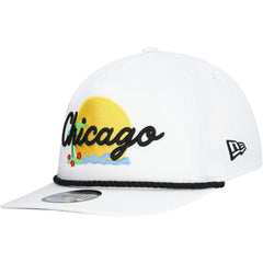 New Era Chicago Bulls Island Oasis Golfer Snapback Hat White