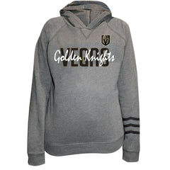 Vegas Golden Knights Fanatics Women's Plus Size Lightweight Fleece Raglan Pullover Hoodie - Heather Gray | Fanatics near me
