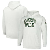 Minnesota Wild Fanatics Big & Tall Fleece Pullover Hoodie - Heather Gray | Fanatics discount