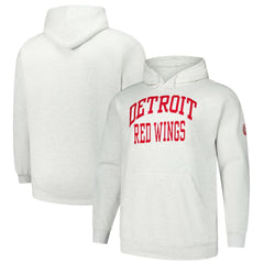 Detroit Red Wings Fanatics Big & Tall Fleece Pullover Hoodie - Heather Gray | Fanatics online