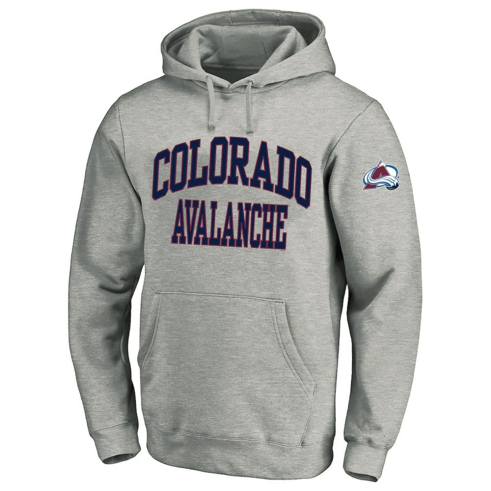 Colorado Avalanche Fanatics Big & Tall Fleece Pullover Hoodie - Heather Gray | Fanatics on sale