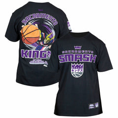 Sacramento Kings Hyperfly Unisex NBA x My Hero Academia All Might Smash T-Shirt Black