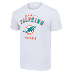 Miami Dolphins Starter Logo T-Shirt - White - NFL