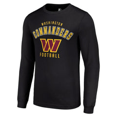 Washington Commanders Starter Long Sleeve T-Shirt - Black - NFL