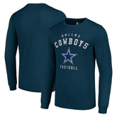 Dallas Cowboys Starter Long Sleeve T-Shirt - Navy - NFL