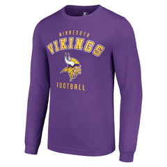 Minnesota Vikings Starter Long Sleeve T-Shirt - Purple - NFL