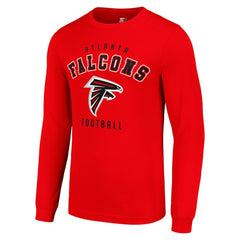 Atlanta Falcons Starter Long Sleeve T-Shirt - Red - NFL