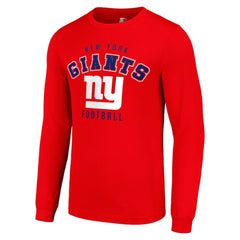 New York Giants Starter Long Sleeve T-Shirt - Red - NFL