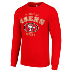 San Francisco 49ers Starter Long Sleeve T-Shirt - Scarlet - NFL