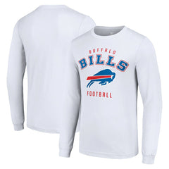 Buffalo Bills Starter Long Sleeve T-Shirt - White - NFL