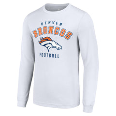Denver Broncos Starter Long Sleeve T-Shirt - White - NFL