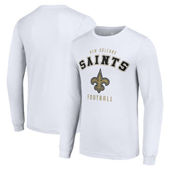 New Orleans Saints Starter Long Sleeve T-Shirt - White - NFL