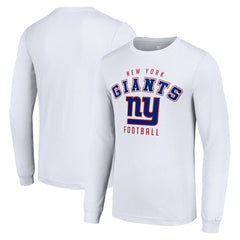 New York Giants Starter Long Sleeve T-Shirt - White - NFL