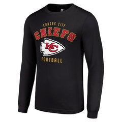 Kansas City Chiefs Starter Long Sleeve T-Shirt - Black - NFL