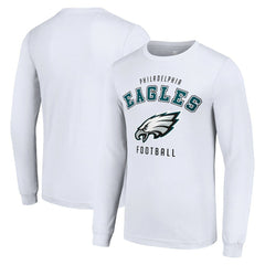 Philadelphia Eagles Starter Long Sleeve T-Shirt - White - NFL
