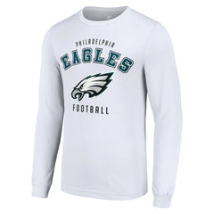 Philadelphia Eagles Starter Long Sleeve T-Shirt - White - NFL