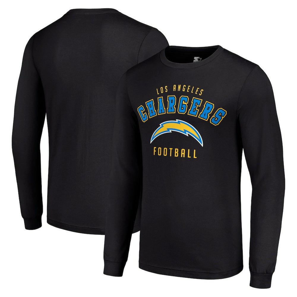 Los Angeles Chargers Starter Long Sleeve T-Shirt - Black - NFL