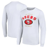 San Francisco 49ers Starter Long Sleeve T-Shirt - White - NFL