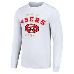 San Francisco 49ers Starter Long Sleeve T-Shirt - White - NFL