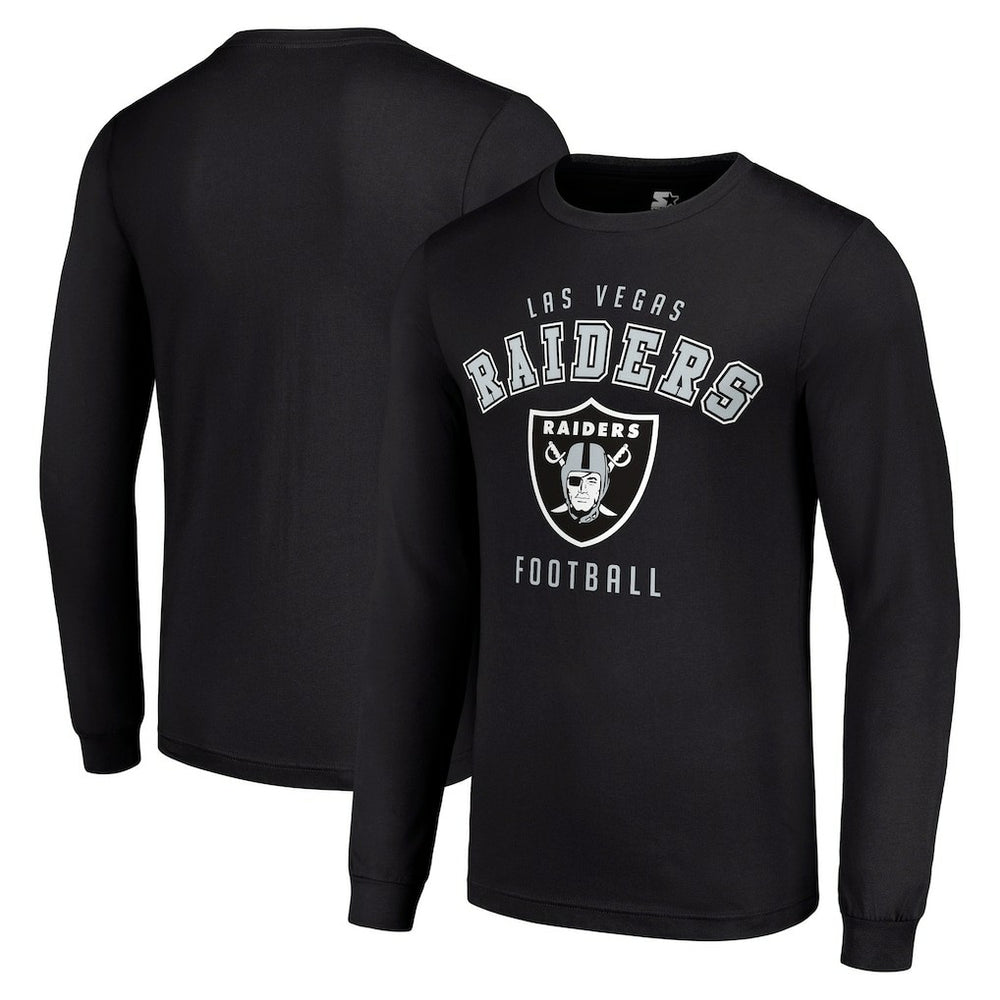 Las Vegas Raiders Starter Long Sleeve T-Shirt - Black - NFL