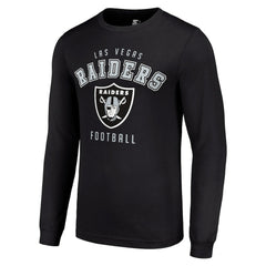 Las Vegas Raiders Starter Long Sleeve T-Shirt - Black - NFL