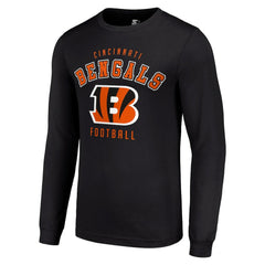 Cincinnati Bengals Starter Long Sleeve T-Shirt - Black - NFL