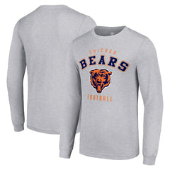 Chicago Bears Starter Long Sleeve T-Shirt - Heather Gray - NFL