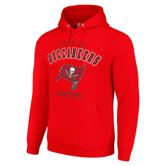 Tampa Bay Buccaneers Starter Unisex Logo Pullover Hoodie - Red - NFL