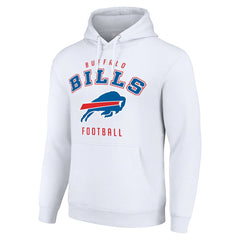 Buffalo Bills Starter Unisex Logo Pullover Hoodie - White - NFL