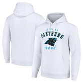 Carolina Panthers Starter Unisex Logo Pullover Hoodie - White - NFL