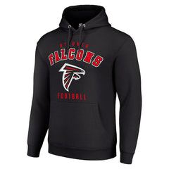 Atlanta Falcons Starter Unisex Logo Pullover Hoodie - Black - NFL