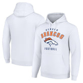 Denver Broncos Starter Unisex Logo Pullover Hoodie - White - NFL