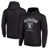 Las Vegas Raiders Starter Unisex Logo Pullover Hoodie - Black - NFL
