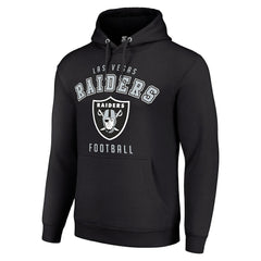 Las Vegas Raiders Starter Unisex Logo Pullover Hoodie - Black - NFL