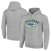 Seattle Seahawks Starter Unisex Logo Pullover Hoodie - Heather Gray - NFL