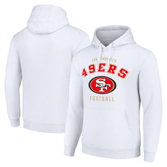 San Francisco 49ers Starter Unisex Logo Pullover Hoodie - White - NFL
