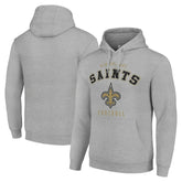 New Orleans Saints Starter Unisex Logo Pullover Hoodie - Heather Gray - NFL
