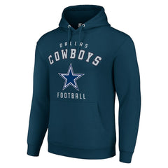 Dallas Cowboys Starter Unisex Logo Pullover Hoodie - Navy - NFL