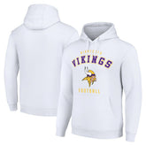 Minnesota Vikings Starter Unisex Logo Pullover Hoodie - White - NFL