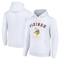 Minnesota Vikings Starter Unisex Logo Pullover Hoodie - White - NFL