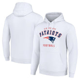 New England Patriots Starter Unisex Logo Pullover Hoodie - White - NFL