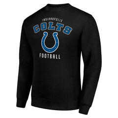 Indianapolis Colts Starter Team Logo Pullover Sweatshirt - Black - NFL