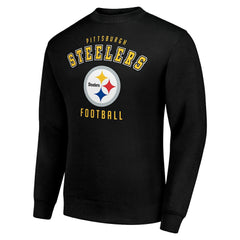 Pittsburgh Steelers Starter Team Logo Pullover Sweatshirt - Black - NFL